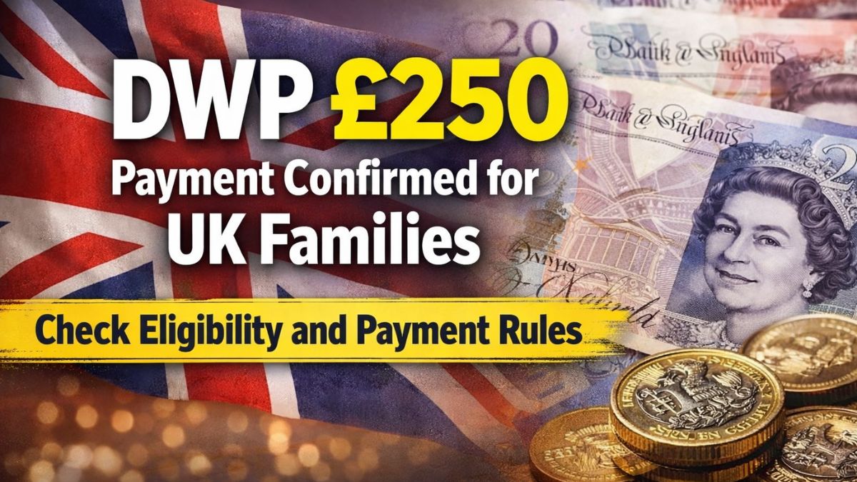 DWP £250 Payment Confirmed for UK Families – Check Eligibility and Payment Rules