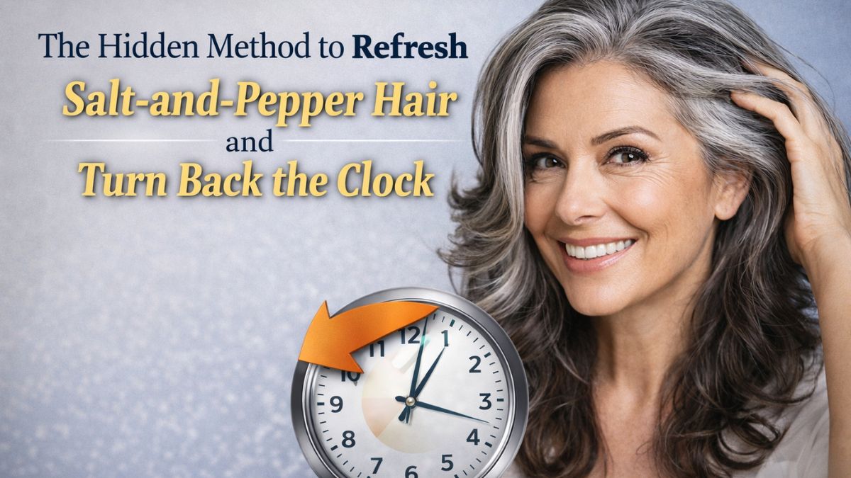 The Hidden Method to Refresh Salt-and-Pepper Hair and Turn Back the Clock