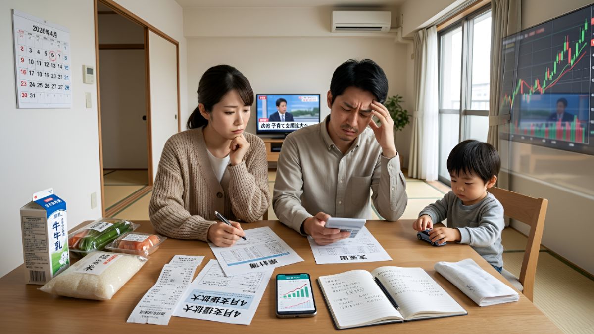 日本、4月に児童支援を拡充へ 家計には物価高が打撃