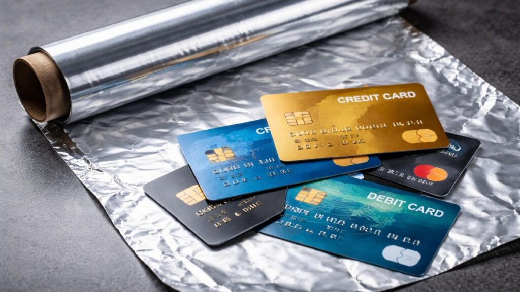 Envolver las tarjetas en papel aluminio: el truco secreto que pocos conocen