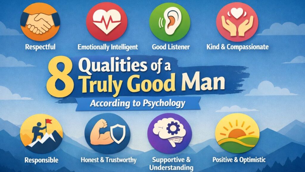8 qualities of a truly good man, according to psychology