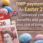 DWP payment dates for Easter 2026 universal credit, benefits and pensions plus cost of living support