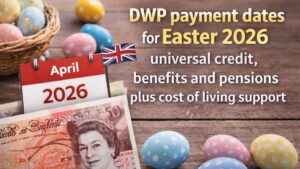 DWP payment dates for Easter 2026 universal credit, benefits and pensions plus cost of living support