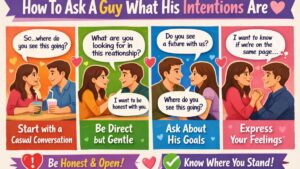 How To Ask A Guy What His Intentions Are