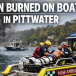 Man burned on boat in Pittwater