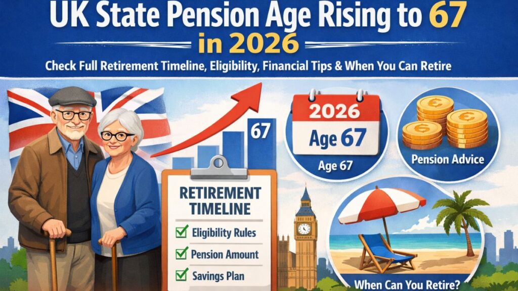 UK State Pension Age Rising to 67 in 2026 — Check Full Retirement Timeline, Eligibility, Financial Tips & When You Can Retire
