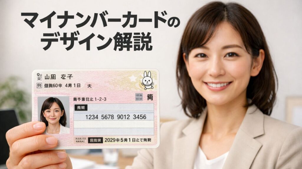 マイナンバーカードのデザイン解説：特徴と見た目の詳細